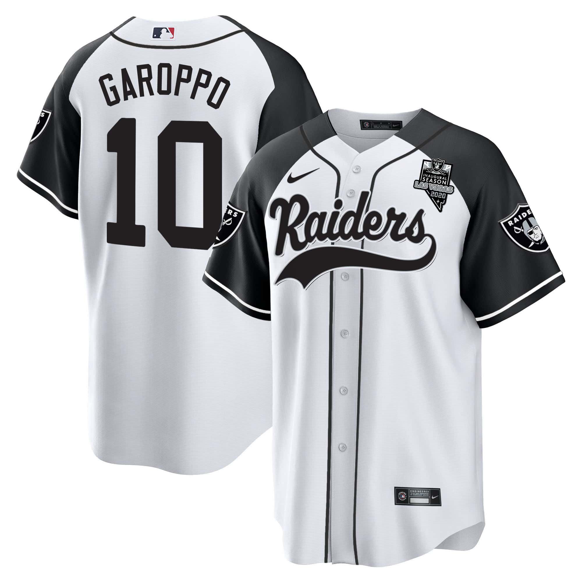 Men Oakland Raiders 10 Garoppo White 2024 Nike Vapor Baseball NFL Jersey style 1